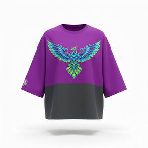 Camiseta Holgada de Algodón Lavado para Hombre, Estilo Contemporáneo, Corte Cuadrado, Básica para Uso Diario - Product Image 1