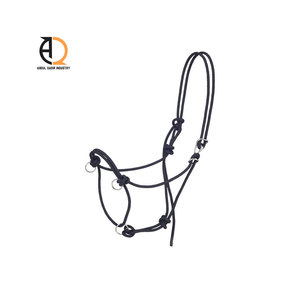 Équipement équestre de style occidental : Bridon et longe en nylon pour accessoires équestres en cuir - Product Image 1