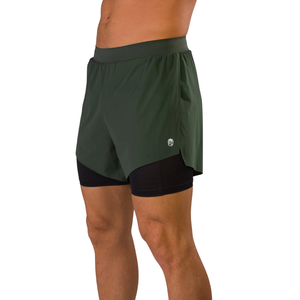 Pantalones Cortos Deportivos 2 en 1 para Hombre, con Forro de Compresión Integrado, Ligeros, de Secado Rápido, para Gimnasio, Running, Fitness, Venta al Por Mayor OEM - Product Image 2