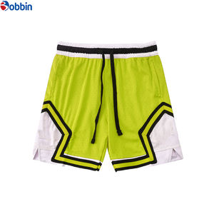 Shorts de sport d'été pour hommes, personnalisables, en maille polyester unie, pour la gym, le basketball et la plage, avec taille élastique - Product Image 4