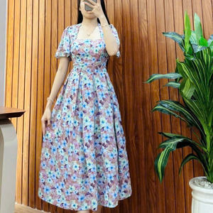 Elegante Vestido de Seda para Mujer, Sexy, de Manga Corta y Cuello Polo, Lavable, Elegante, Cómodo, Casual y Formal - Product Image 5