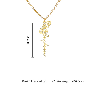 Collier Pendentif Personnalisé avec Douze Signes du Zodiaque, Breloque Familiale en Acier Inoxydable, Bijou Idéal pour le Quotidien et les Cadeaux - Product Image 2
