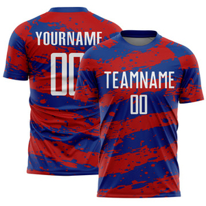 ชุดฟุตบอลแบบใหม่มาแรง เสื้อฟุตบอลสั่งทำพิเศษ แขนสั้น คุณภาพสูง ผลิตจากโพลีเอสเตอร์ แห้งเร็ว ระบายอากาศดี ขายดีที่สุด ราคาถูก - Product Image 4