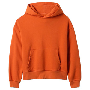 New Arrival Men's Oversized Pullover Zipper-Up Hoodie Polyester/Cotton Terry Fabric 440g Customizable Anti-Wrinkle Breathable - Product Image 1
