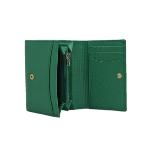 Porte-cartes classique long en cuir véritable pour femme avec protection RFID, fermeture éclair, doublure en PU, logo personnalisé, OEM, ODM, fabricant en gros de haute qualité - Product Image 4