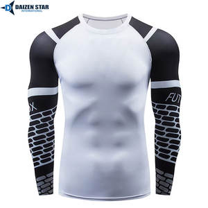 Camiseta de Compresión de Manga Larga UPF50 para MMA, para Entrenamiento, Gimnasio y Fitness, Top Elástico de Compresión - Product Image 4