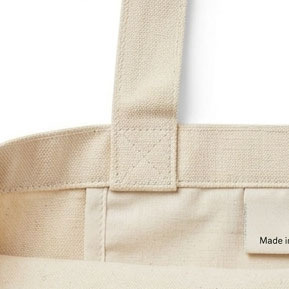 Bolsas de Mano de Algodón, Bolsa de Hombro de Lona con Logotipo Personalizado, Bolsa de Compras Reutilizable Resistente - Product Image 4