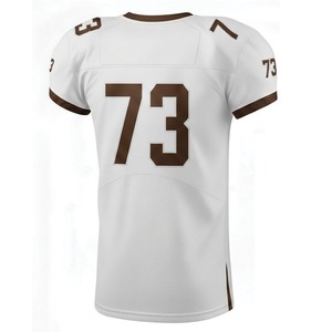 Uniforme de Fútbol Americano Personalizable de Alta Calidad, 100% Poliéster Transpirable, Cuello en V, Tirantes en T, Manga Corta, Ropa Deportiva - Product Image 5
