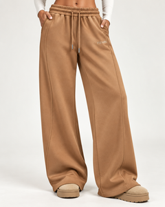 Pantalones Deportivos Anchos para Mujer F2WIN, Cintura Alta con Cordón, Corte Holgado, Largos, Color Sólido, Casuales, para Otoño, Venta al Por Mayor - Product Image 6