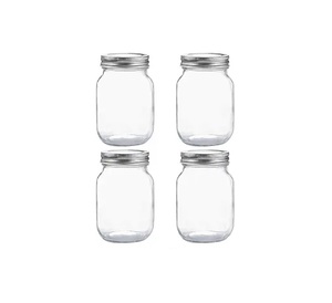 Frasco de Vidrio para Almacenamiento con Tapa de Bambú, Frasco de Vidrio Vintage, Juego de Recipientes para Alimentos para la Encimera de la Cocina, Ideal para Dulces, Azúcar, Café - Product Image 5