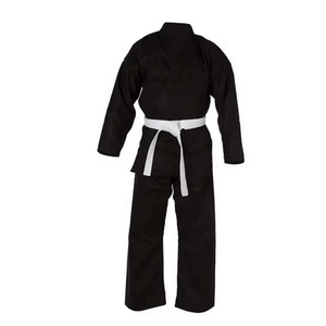 Uniforme de karate transpirable y duradero, traje de artes marciales, uniforme de karate de algodón, gi de entrenamiento, conjunto de corte relajado, uniforme de karate. - Product Image 1
