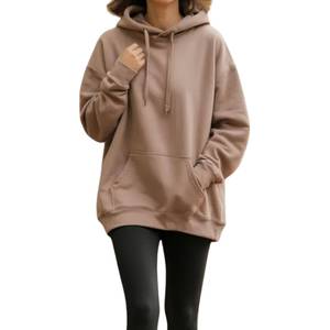 Manufacturer Cotton Women <b>Hoodies</b> Sweatshirts Set <b>Workout</b> <b>Hoodies</b> for Women Hoodie with Zipper Women Breathable Bulk Volume - Product Image 4