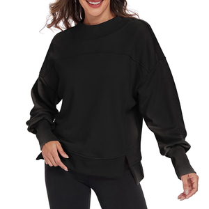 Sweat-shirt pour femme de haute qualité, style streetwear décontracté, épaules tombantes, respirant, écologique, en tricot, avec motif. - Product Image 5