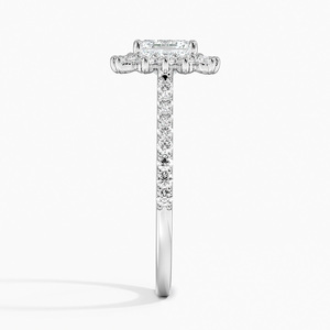 BOJ <b>Ring</b> 0140 Asscher Cut 925 <b>Silver</b> Luxe Sunburst Prong Setting <b>Solitaire</b> Diamond <b>Ring</b> 2ct D Color VVS1 Moissanite GRA Sale - Product Image 3