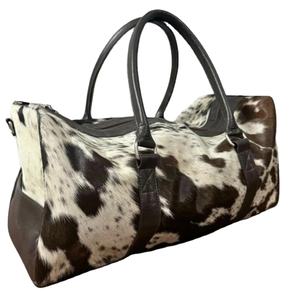 Bolsa de Viaje de Cuero Genuino Moderna de Primera Calidad, Hecha a Mano, con Cierre de Cremallera, Gran Capacidad, Unisex, Correa Larga Ajustable - Product Image 1