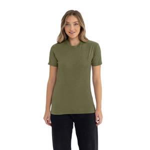 Camisetas Premium Ajustadas de CVC con Logotipo Personalizado, 100% Algodón Suave, Casual, Nueva Llegada, Camisetas Sólidas de CVC de Primera Calidad - Product Image 4