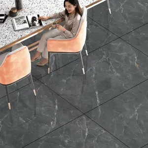Azulejos de Porcelana Brillante para Piso, 600x1200mm, Textura de Piedra, Pulidos, Contemporáneos, para Sala de Estar - Product Image 3