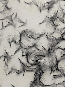 Pestañas de Fibra Hy LON Ombre Hechas a Mano de Alta Calidad Directas de Fábrica, Mega Volumen, Pre-fabricadas, 8D L0.05 11mm CC Curl - Product Image 6