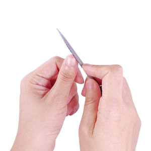 Lime à ongles professionnelle double face en saphir, outil de manucure de haute qualité pour soins de beauté, en acier inoxydable durable, grain 240, pour salon - Product Image 4