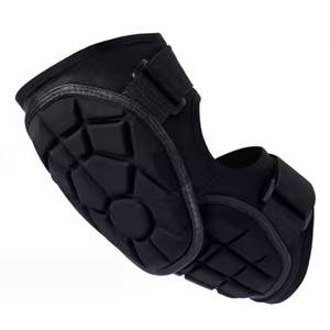 Protector de rodilla y codo de poliéster, transpirable, con absorción de impactos, protección universal para hombres, para todas las estaciones, con cierre de cremallera - Product Image 2