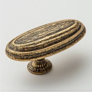 Heavy Solid Brass <b>Door</b> <b>Knob</b> Antique Finish Decorative Round Style for Interior <b>Door</b> Hardware - Product Image 6