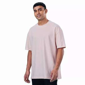 T-shirt Homme Oversize 100% Coton Premium, Impression Personnalisée, Coupe Ample, Streetwear, Col Rond, Mode Décontractée d'Été, Vente en Gros - Product Image 6