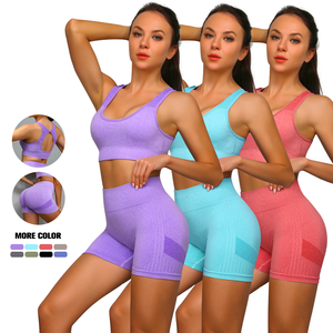 Heavy Fashion Printed Fitness Workout Yoga Set Sports Bra And Legging Set - Product Image 1