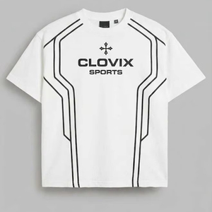 T-shirt Homme Personnalisé avec Logo, Coton Lourd, Streetwear, Impression Sérigraphique de Haute Qualité, T-shirt Décontracté à Motifs, Vente en Gros - Product Image 1
