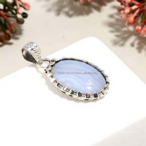 Colgante de Plata de Ley 925 Hecho a Mano con Piedra Preciosa Original, Regalo de Joyería para Mujer, Último Diseño - Product Image 3