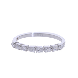 14K Solid Gold Pear Shape Lab Grown <b>Diamond</b> <b>Ring</b> Half Eternity Band F VVS VS CVD <b>Diamond</b> Prong Set Elegant Wedding <b>Ring</b> - Product Image 1