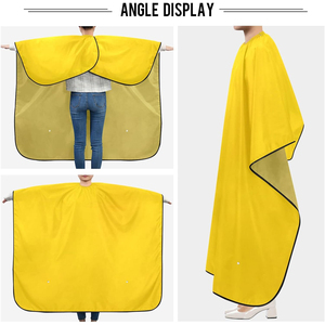 Bata de Corte para Salón con Orificios para Brazos, Tela de Poliéster Duradera, Mejor Calidad, Venta al por Mayor, Logotipo Personalizado 2026 - Product Image 5