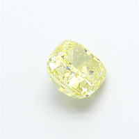 Diamante Cultivado en Laboratorio, Corte Radiante Cushion, Color Amarillo Intenso, Certificado CVD, para Diseños de Joyería Fina de Lujo