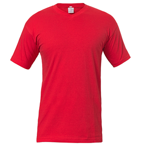 Camiseta de algodón negra sólida con cuello en V para hombre, manga corta, corte regular, estilo casual - Product Image 4