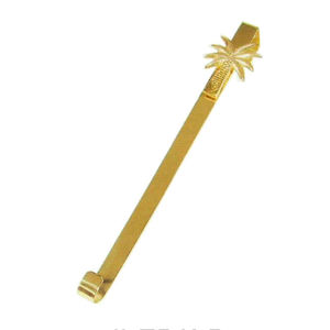 Wholesale Festive Christmas <b>Wreath</b> Holder Tree Shape Brass Eco-Friendly Indoor Wall Mount Custom Size <b>Door</b> Decor Display Hanger - Product Image 1