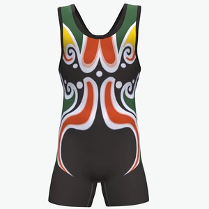 Service OEM 2026 – Maillot de lutte unisexe personnalisé, coupe classique, léger, séchage rapide, respirant, sans manches, col ras du cou, toutes saisons - Product Image 1