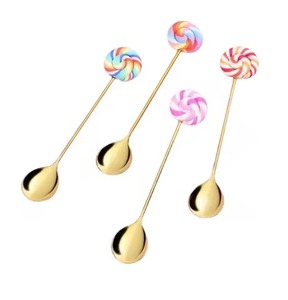 Restaurant Use Metal Coffee Tea Spoon Stainless Steel Sugar Spoon Dessert Spoon Kitchen Dining Service - Product Image 3