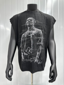 Custom Oversized Sleeveless T <b>Shirt</b> Men Graphic Streetwear Hip Hop Tee OEM Wholesale Supplier Bulk Manufacturer - Product Image 4