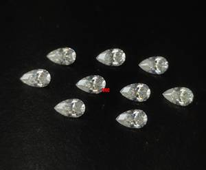 Moissanita Blanca Corte Pera de 5x7mm, Claridad VS - Diamante de Moissanita Suelto de Alta Calidad - Product Image 4