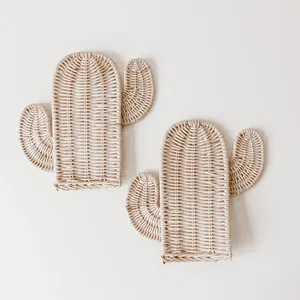 Wall <b>Sticker</b> Natural <b>Flower</b> Set Aesthetic Room Decor Rattan Wall-mount <b>Flowers</b> With Various Sizes for Children Bedrooms - Product Image 6