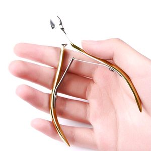 Coupe-cuticules et repousse-cuticules en acier inoxydable pour les ongles des doigts et des orteils, outils de soin des ongles et de beauté des pieds, coupe-cuticules de beauté - Product Image 3