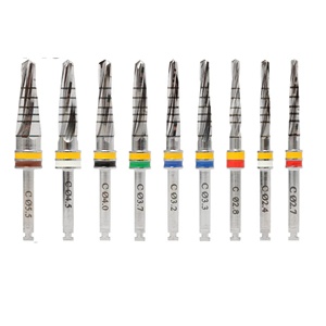9 Pinces coniques L16 avec irrigation externe, outils dentaires manuels pour implants, chirurgicaux, en acier inoxydable allemand, légers - Product Image 1