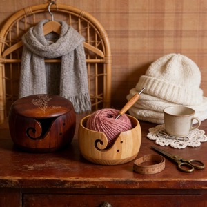 Wooden <b>Yarn</b> Bowls High Quality - Product Image 1