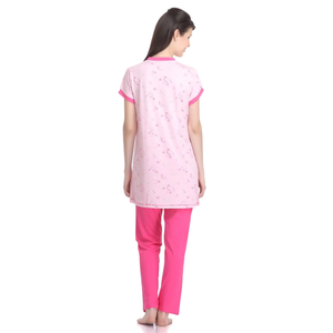 Fabricante de Pijamas para Mujer, Conjunto Transpirable de Algodón Orgánico, Ropa de Dormir Informal para el Hogar, Proveedor Mayorista - Product Image 2