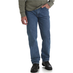 Fashion <b>Men's</b> Lightweight Mid Waist Denim <b>Jeans</b> Classic Casual <b>Drawstring</b> Closure Eco-Friendly - Product Image 1