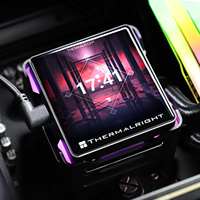 Système de refroidissement liquide pour processeur AIO Thermalright Elite Vision 360 BLACK ARGB avec écran LCD IPS de 2,4 pouces, pompe 3000 RPM, compatible LGA1851 AM5