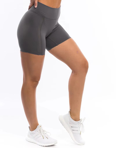 Shorts Deportivos de Cintura Alta para Mujer, Transpirables, Ecológicos, de Secado Rápido, Acanalados, para Gimnasio, Fitness, Yoga, Verano - Product Image 1