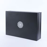 Boîtes à base de carton rigide blanc écologiques personnalisées, doublées d'éponge, gaufrées, en matériaux recyclés, avec fermeture magnétique, pour cosmétiques