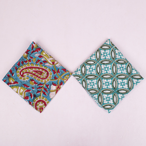 Breathable Poplin Handmade Cotton Printed <b>Bandanas</b> Luxury Style Bohemian Multifunctional Eco-Friendly Four Seasons Craftjaipur - Product Image 3