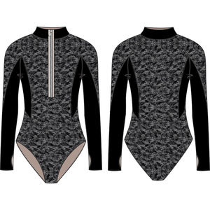 Justaucorps de gymnastique et de danse pour filles, sans manches, léger, antibactérien, à séchage rapide, avec logo, pour l'entraînement - Product Image 6