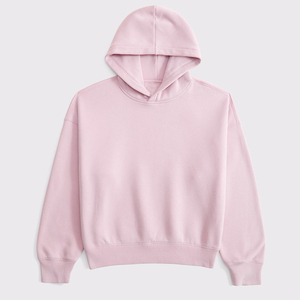 Sudadera con Capucha para Mujer, Diseño Popular, Hombros Caídos, Bolsillos, Forro Polar Grueso, Tallas Grandes, Informal - Product Image 5